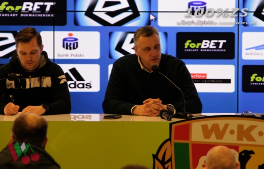 Konferencja prasowa po meczu we Wrocławiu