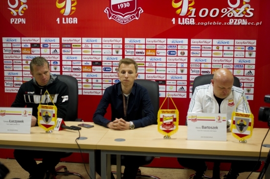 Konferencja prasowa po meczu w Chojnicach