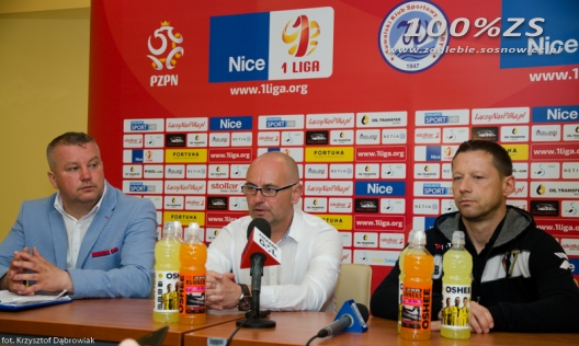 Konferencja prasowa po meczu w Suwałkach