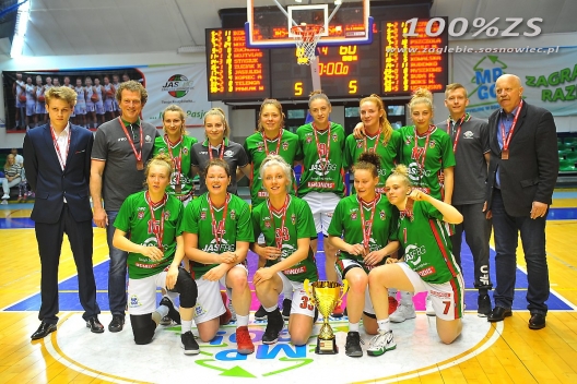 I liga koszykówki kobiet: JAS-FBG Zagłębie Sosnowiec - SMS PZKosz Łomianki 85:60