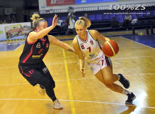 I liga koszykówki kobiet: JAS-FBG Zagłębie Sosnowiec - Good Lood AZS PK Kraków 66:65