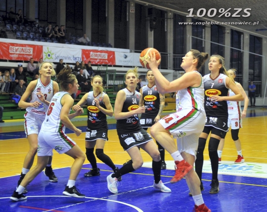 I liga koszykówki kobiet: JAS-FBG Zagłębie Sosnowiec - Grot TomiQ Pabianice 93:50