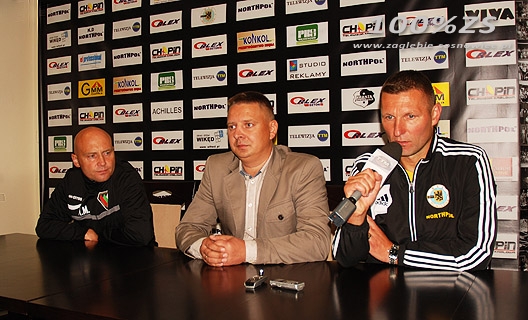 Konferencja prasowa po meczu w Wejherowie
