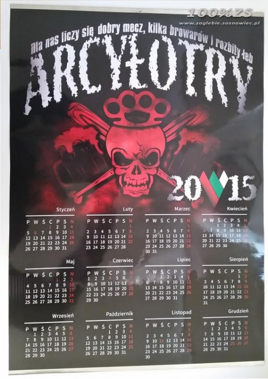 Kibicowskie kalendarze na 2015 rok
