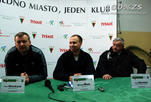 Konferencja prasowa po meczu GKS Tychy - Zagłębie