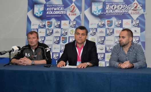 Konferencja po meczu w Kołobrzegu
