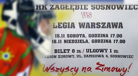 Hokej: Zagłębie - Legia 7:1
