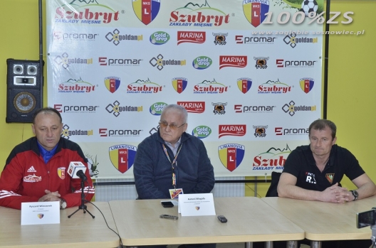Konferencja prasowa po meczu w Limanowej