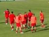 Pierwsza połowa meczu Nielba - Zagłębie