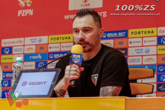 Marek Saganowski po meczu w Niecieczy