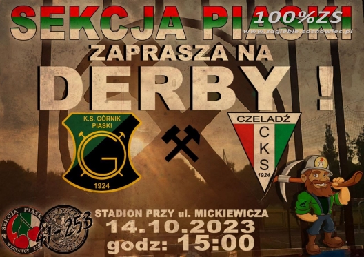 Derby Czeladzi już 14 pażdziernika