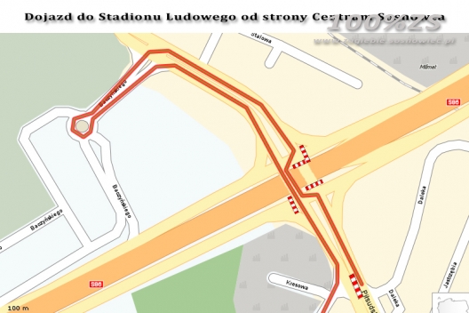 Utrudnienia w dojeździe na Stadion Ludowy