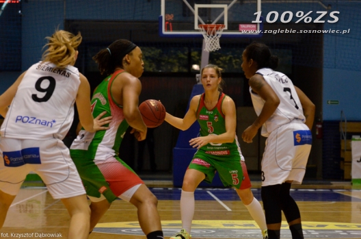 Koszykówka: JAS-FBG Zagłębie - MUKS Poznań 68:55