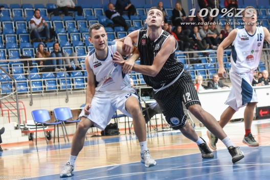 Koszykówka: MKS II Dąbrowa Górnicza - Zagłębie Sosnowiec 68:66 (galeria)