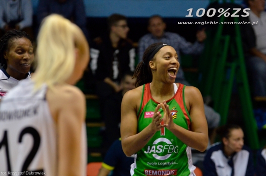 Koszykówka kobiet: JTC MUKS Poznań - JAS-FBG Zagłębie 57:65 