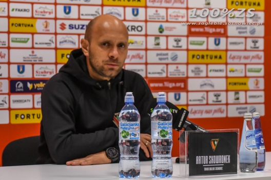 Konferencja prasowa po meczu z Sandecją