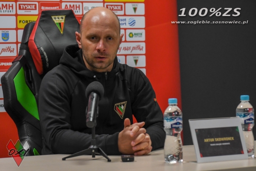Konferencja prasowa po meczu z GKS-em Tychy