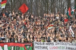 Kibice na meczu Zagłębie Sosnowiec - Raków Częstochowa 