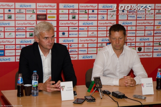 Konferencja po meczu z Pogonią Siedlce