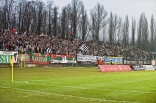 Kibice na meczu Zagłębie Sosnowiec - Raków Częstochowa 