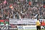 Kibice na meczu Zagłębie Sosnowiec - Raków Częstochowa 