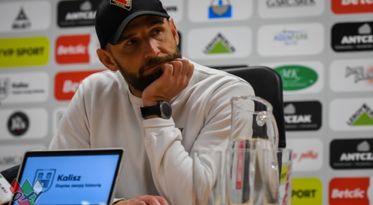 Konferencja prasowa po meczu w Kaliszu