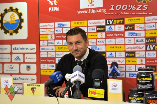 Konferencja prasowa po meczu w Mielcu