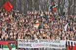Kibice na meczu Zagłębie Sosnowiec - Raków Częstochowa 