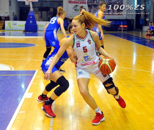 I liga koszykówki kobiet: JAS-FBG Zagłębie Sosnowiec - Enea AZS II Poznań 91:75