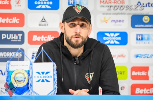 Konferencja prasowa po meczu w Krakowie