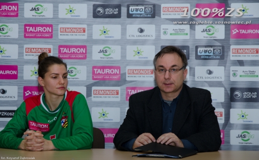 Konferencja po meczu koszykarek 