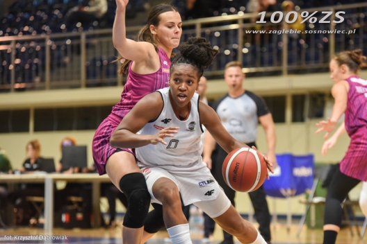 MB Zagłębie Sosnowiec - Basket Bydgoszcz 76:51 [+GALERIA]