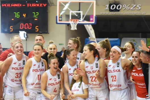 Zdjęcia z meczu reprezentacji koszykarek