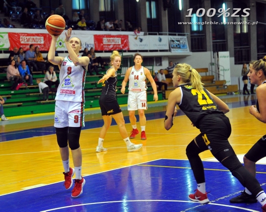 I liga koszykówki kobiet: JAS-FBG Zagłębie Sosnowiec - Tęcza Leszno 99:48