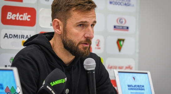 Konferencja prasowa po meczu z Sandecją