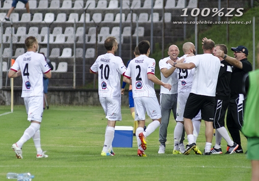 Bramki Zagłębia z meczu z Arką Gdynia