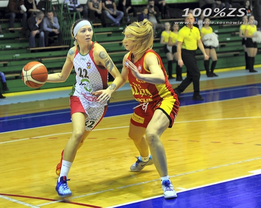 BLK: JAS-FBG Zagłębie Sosnowiec - Ślęza Wrocław 40:86