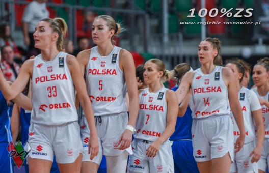 Galeria zdjęć z meczu reprezentacji koszykarek