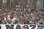 Kibice na meczu Zagłębie Sosnowiec - Raków Częstochowa 