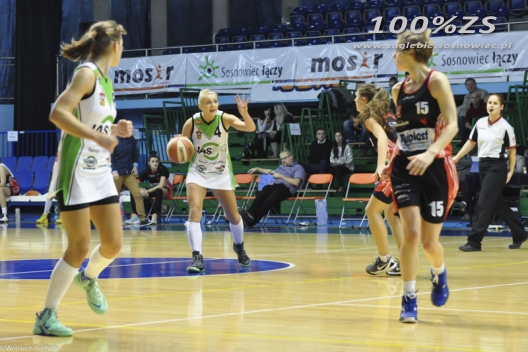 Zwycięstwo sosnowieckich koszykarek
