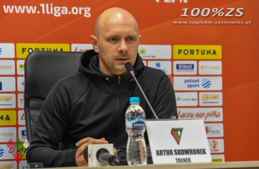 Konferencja prasowa po meczu z ŁKS-em