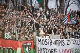Kibice na meczu Zagłębie Sosnowiec - Raków Częstochowa 