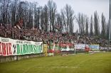 Kibice na meczu Zagłębie Sosnowiec - Raków Częstochowa 