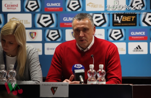 Konferencja prasowa po meczu w Gliwicach
