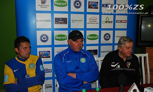 Konferencja po meczu w Toruniu