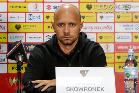 Konferencja prasowa po meczu z GKS-em Katowice