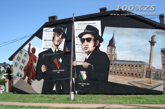 Kolejne graffiti Zagłębia