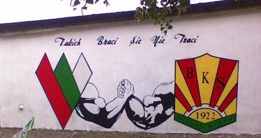 Mecz przyjaźni: kibice Zagłębia - kibice BKS-u Bielsko-Biała