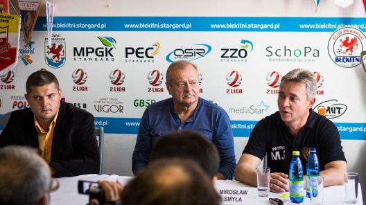 Konferencja po meczu z Błękitnymi