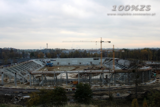 Galeria zdjęć z budowy stadionu